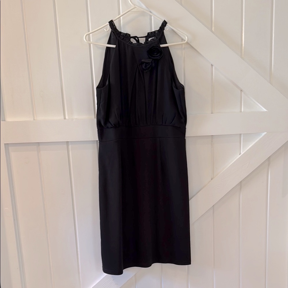 Worthington Black Halter Mini Dress